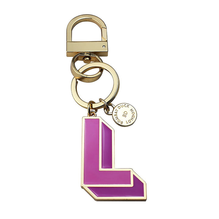 Letterpop <br> Enamel Keyring - Sweet Maries Party Shop