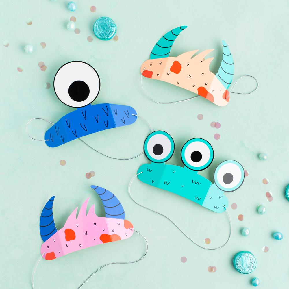 Little Monsters <br> 8 Headbands - Sweet Maries Party Shop