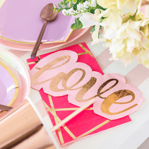 LOVE <br> Guest Napkins (16) - Sweet Maries Party Shop