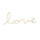 'Love' <br> Wire Word Gold - Sweet Maries Party Shop