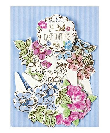 Love In The Afternoon <br> Cake Toppers (24) - Sweet Maries Party Shop