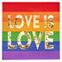 Love Is Love <br> Rainbow Cocktail Napkins (20)