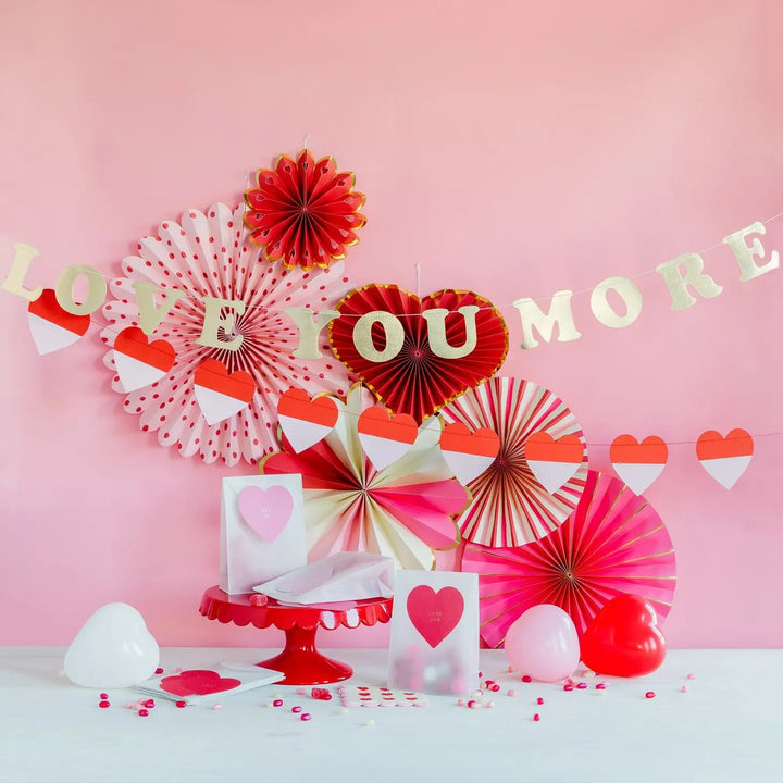 Love You More <br> Banner Set - Sweet Maries Party Shop