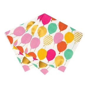 Luxe Gold Balloon <br> Cocktail Napkins - Sweet Maries Party Shop