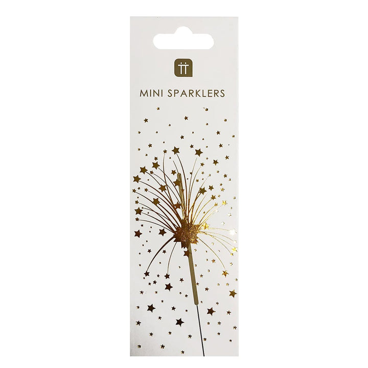 Luxe Gold <br> 20 Mini Sparklers - Sweet Maries Party Shop