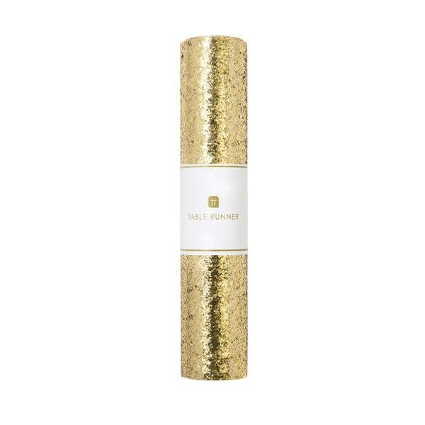 Luxe Gold Glitter <br> Table Runner - Sweet Maries Party Shop