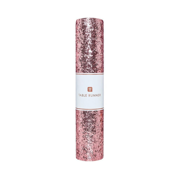 Luxe Pink Glitter <br> Table Runner - Sweet Maries Party Shop