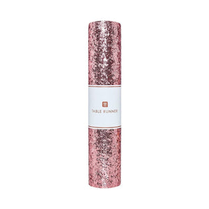 Luxe Pink Glitter <br> Table Runner - Sweet Maries Party Shop