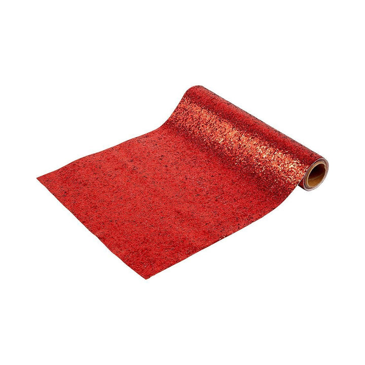 Luxe Red Glitter <br> Table Runner - Sweet Maries Party Shop