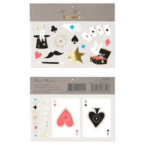 Magic Themed Tattoos <br> Set of 2 Sheets - Sweet Maries Party Shop