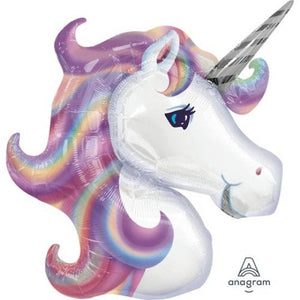 Magical Pastel Unicorn <br> 33”/83cm Tall - Sweet Maries Party Shop