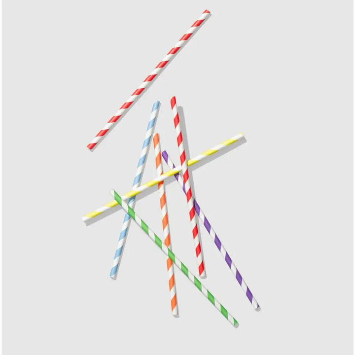 Make It Rainbow <br> Paper Straws (25pc) - Sweet Maries Party Shop