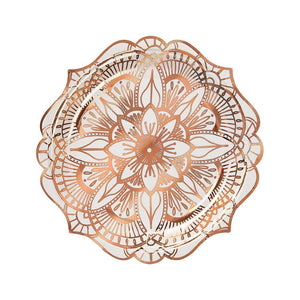 Mandala Design <br> Side Plates (8) - Sweet Maries Party Shop