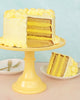 Melamine Cake Stand <br> Daisy Yellow - Sweet Maries Party Shop