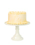 Melamine Cake Stand <br> Linen White