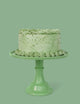 Melamine Cake Stand <br> Sage Green (29.5cm wide) - Sweet Maries Party Shop