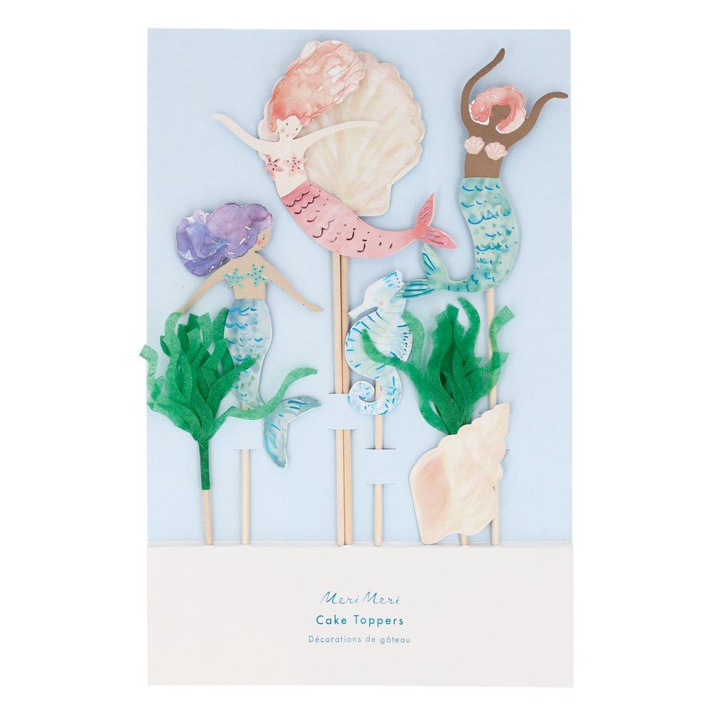 Mermaid <br> Cake Toppers - Sweet Maries Party Shop