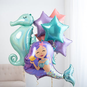 Mermaid Wishes Inflated Package - Sweet Maries Party Shop