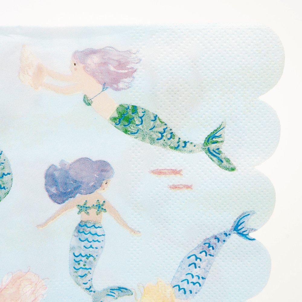 Mermaids Swimming <br>Napkins (16) - Sweet Maries Party Shop