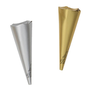 Metallic Silver & Gold <br> Party Poppers (10) - Sweet Maries Party Shop