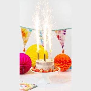 Mini Flaming <br> Cake Fountains - Sweet Maries Party Shop