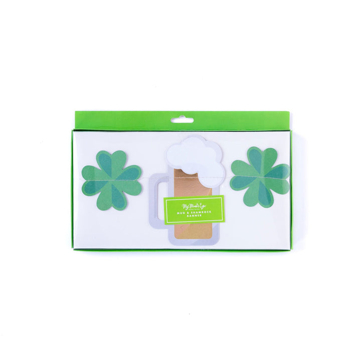 Mug and Shamrock <br> Banner - Sweet Maries Party Shop