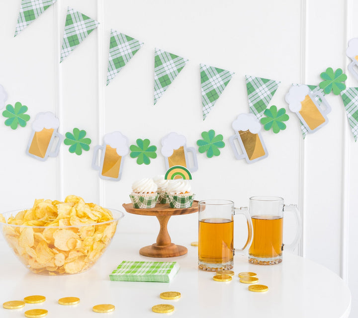 Mug and Shamrock <br> Banner - Sweet Maries Party Shop