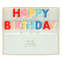 Multicoloured Happy Birthday <br> Acrylic Cake Toppers