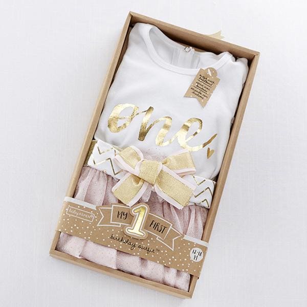 My First Birthday <br> 3 Piece TuTu Outfit - Sweet Maries Party Shop