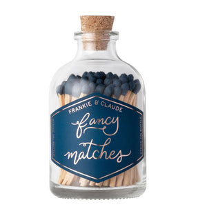 Navy Blue Small Jar <br> Fancy Matches - Sweet Maries Party Shop