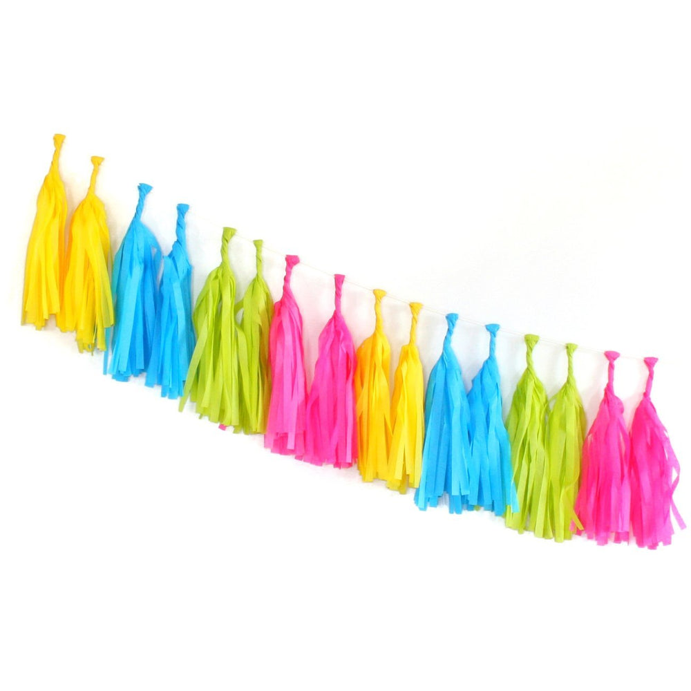 Neon Tassel <br> Garland Kit - Sweet Maries Party Shop