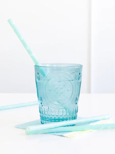 Oh Baby Blue <br> Reusable Straws (12) - Sweet Maries Party Shop