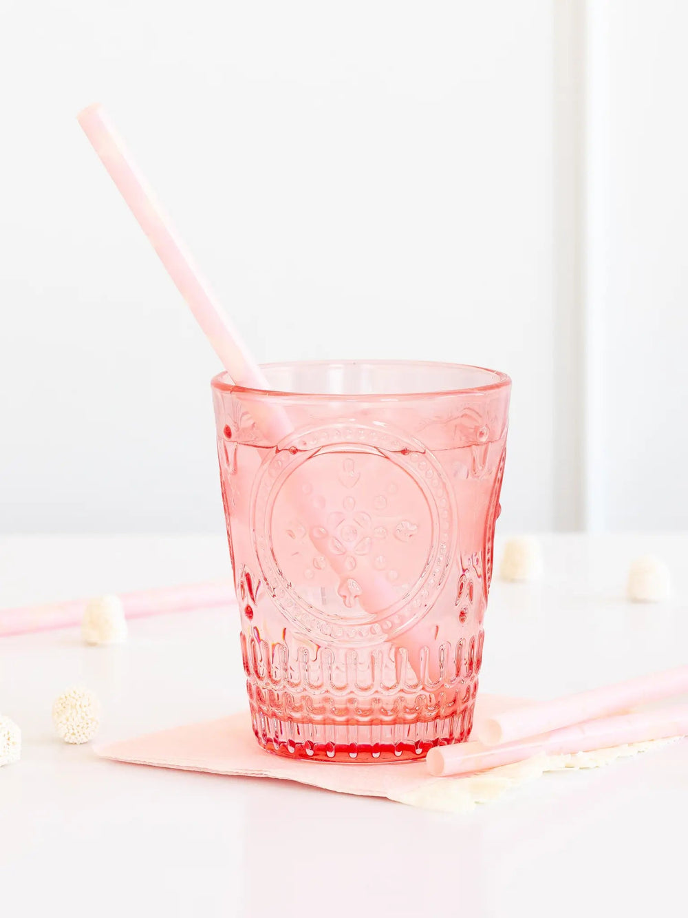 Oh Baby Pink <br> Reusable Straws (12) - Sweet Maries Party Shop