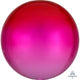 Ombré Red & Pink <br> Personalised Orbz Balloon - Sweet Maries Party Shop