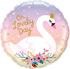 Ombre Swan <br> Oh Lovely Day Balloon