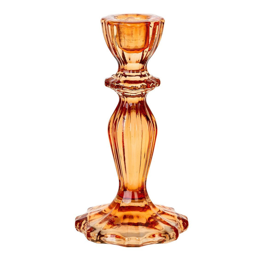 Orange Glass <br> Candle Holder - Sweet Maries Party Shop