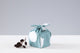 Organic Cotton <br> Turquoise Furoshiki Wrap - Sweet Maries Party Shop