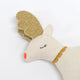 Organic Cotton Reindeer <br> Baby Rattle <br> - Sweet Maries Party Shop