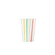 Oui Party Bright Striped <br> Party Cups (8pc) - Sweet Maries Party Shop