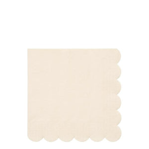 Pack of 20 Cream <br> Large Napkins - Sweet Maries Party Shop