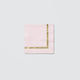 Pale Pink Brushstroke <br> Cocktail Napkins (25) - Sweet Maries Party Shop