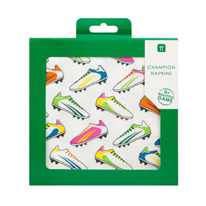 Party Champions <br> Football Napkins (20) - Sweet Maries Party Shop