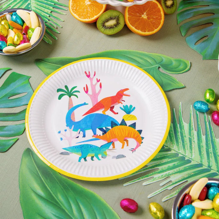 Party Dinosaur <br> Paper Plates (8) - Sweet Maries Party Shop