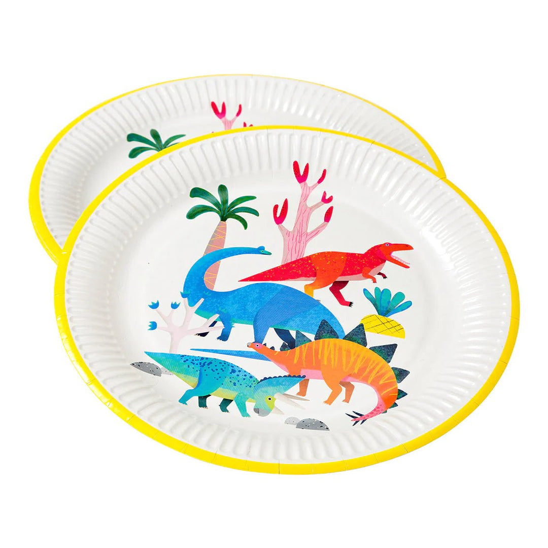 Party Dinosaur <br> Paper Plates (8) - Sweet Maries Party Shop