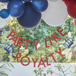 Party Like Royalty <br> Bunting - Sweet Maries Party Shop