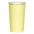 Pastel Yellow <br> Highball Cups (8)