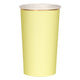 Pastel Yellow <br> Highball Cups (8) - Sweet Maries Party Shop