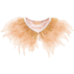 Peach <br> Feather Capelet - Sweet Maries Party Shop