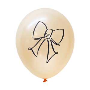 Pearl Peach Bow <br> Balloons Pack - Sweet Maries Party Shop