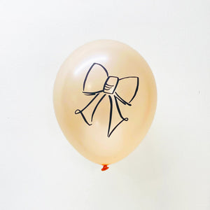Pearl Peach Bow <br> Balloons Pack - Sweet Maries Party Shop